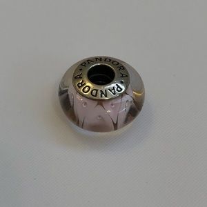 *Discontinued* Pandora Pink Glass Charm